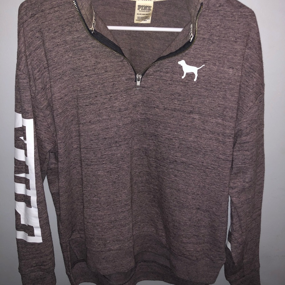 Pink Quarter-Zip sweater